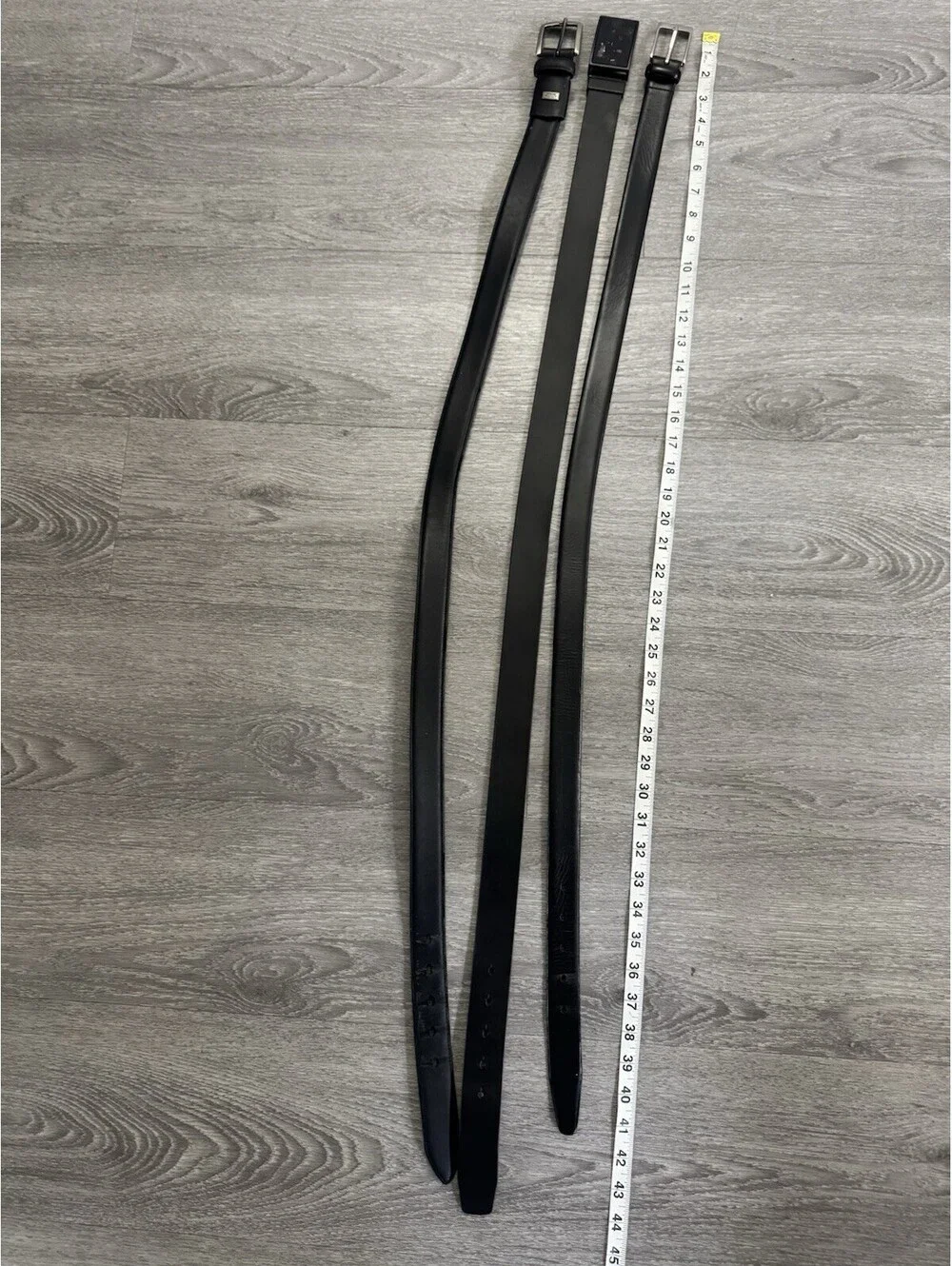 Lot of 3 Men’s Black & Brown Belts Columbia Arrow Size L